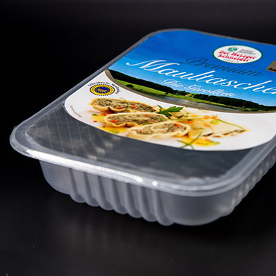 Picture of advertising label for food packaging