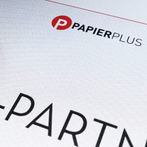 Urkunde von Papier Plus für das Jahr 2025